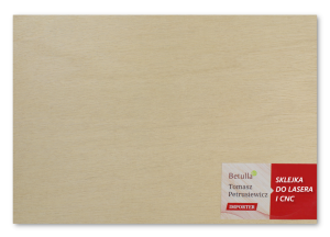 Sklejka 4mm Modelarska 2450x1250mm kl. 1/2